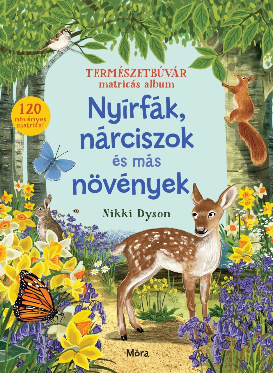 Nyírfák, nárciszok és más növények - természetbúvár matricás album