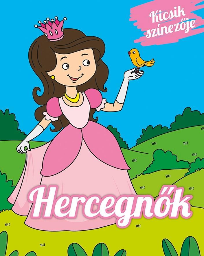 Hercegnők - kicsik színezője