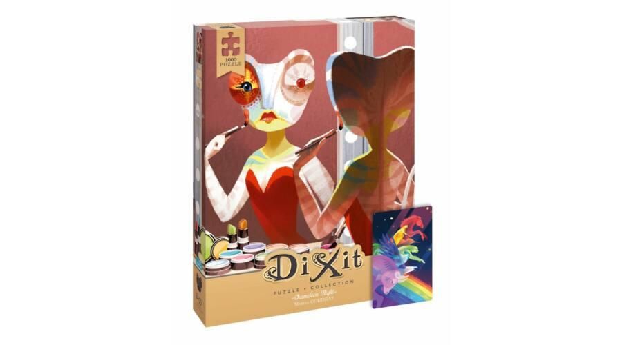 Dixit puzzle 1000 - két szín között (chameleon night - 14)