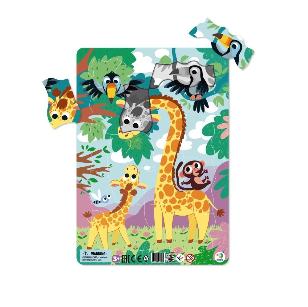 Dodo keretes puzzle zsiráf 21 db 3+