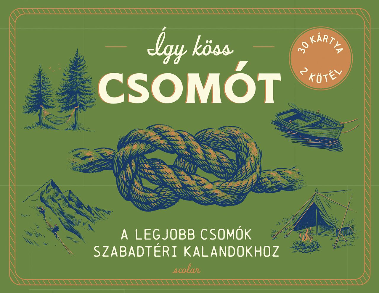 Így köss csomót (30 kártya, 2 kötél)