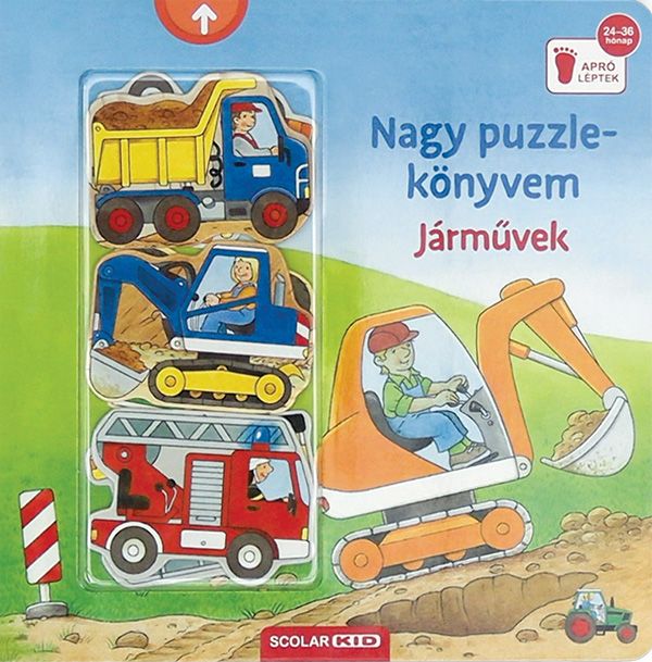 Nagy puzzle-könyvem  járművek