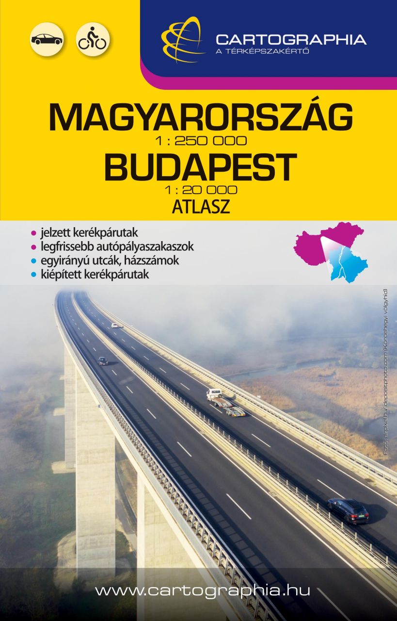 Magyarország+budapest kombi atlasz