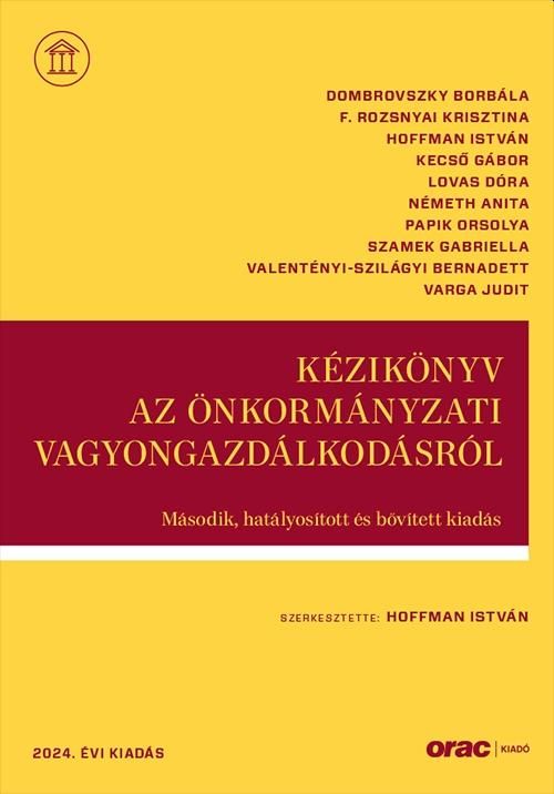 Kézikönyv az önkormányzati vagyongazdálkodásról - 2. bővített kiadás