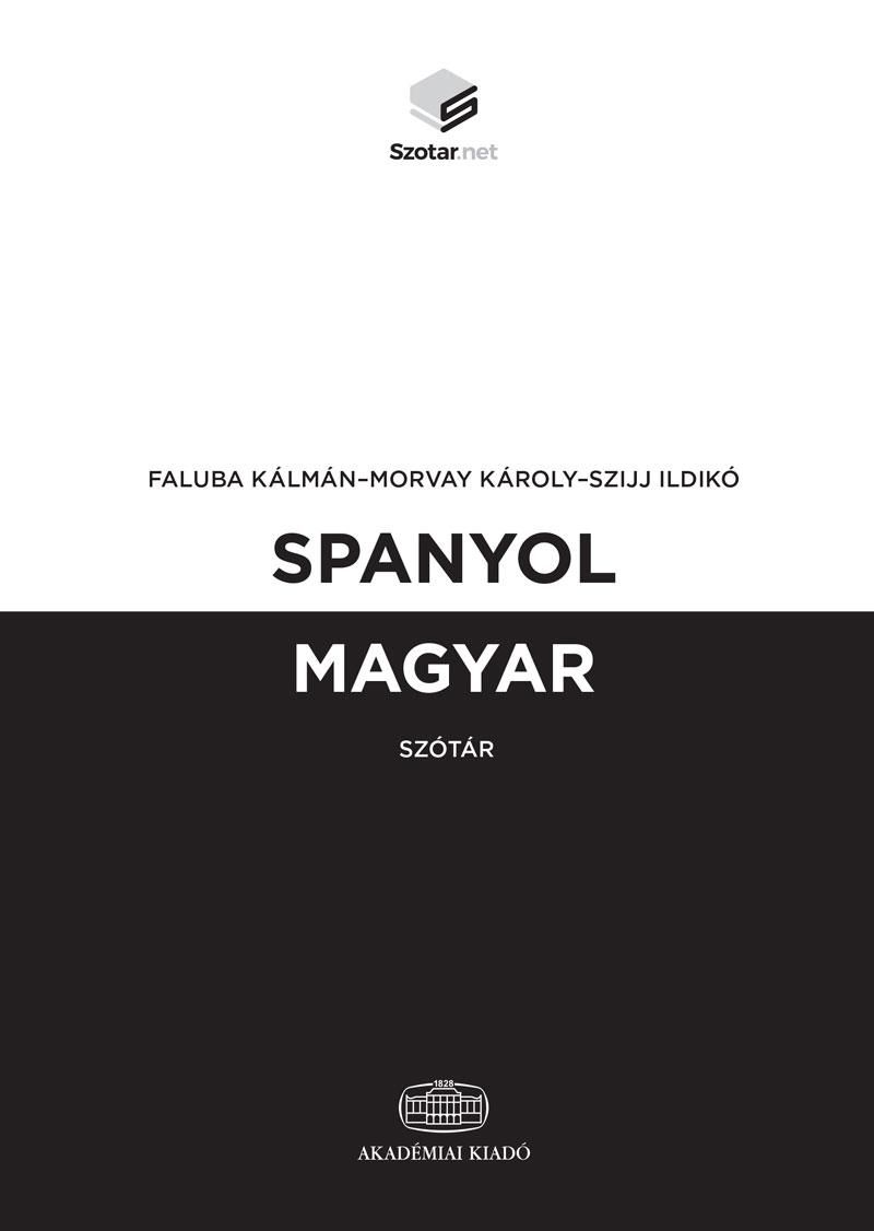 Spanyol-magyar szótár + online szótárcsomag