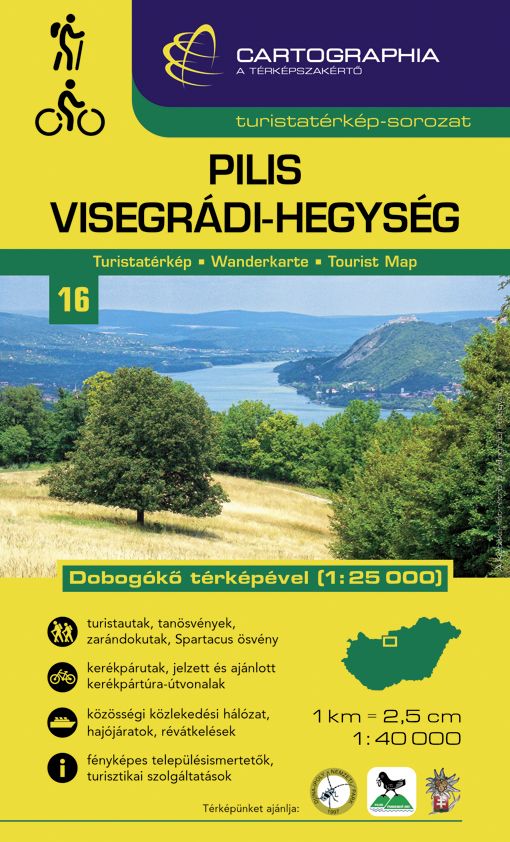 Pilis, visegrádi-hegység turistatérkép - 1:40.000 (új)