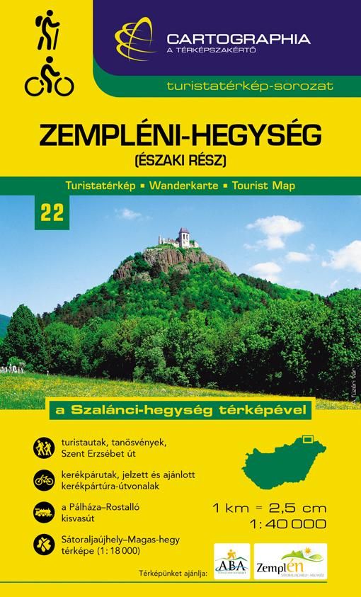 Zempléni-hegység (északi rész) turistatérkép - "sc" -