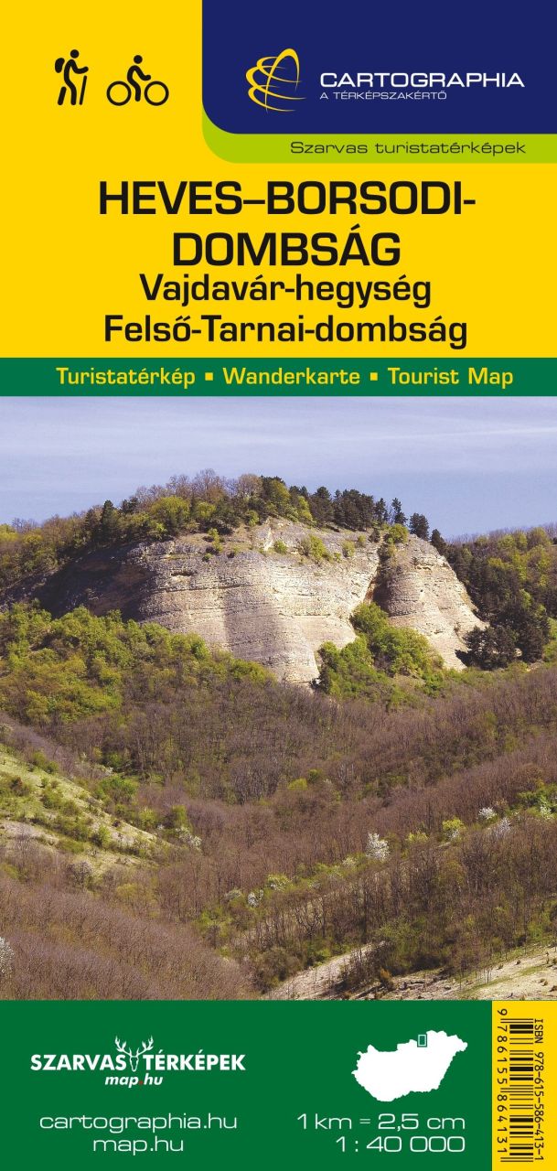 Heves-borsodi-dombság - turistatérkép 1:40000